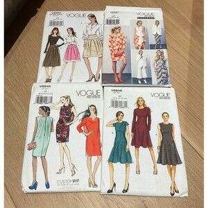 VOGUE Sewing Patterns lot of 4